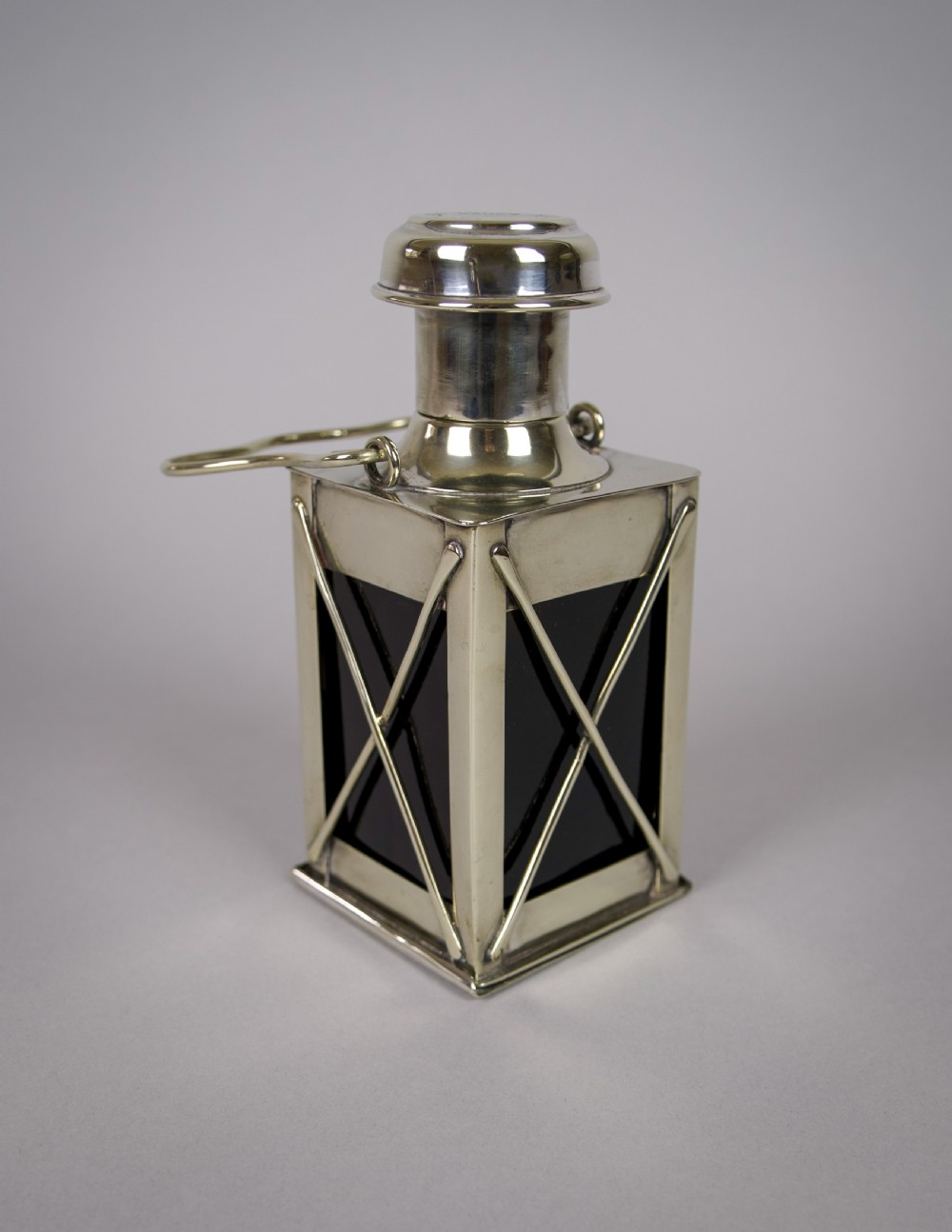 Novelty Silver Plate Lantern Decanter by Marples & Co, c.1910 View VIII