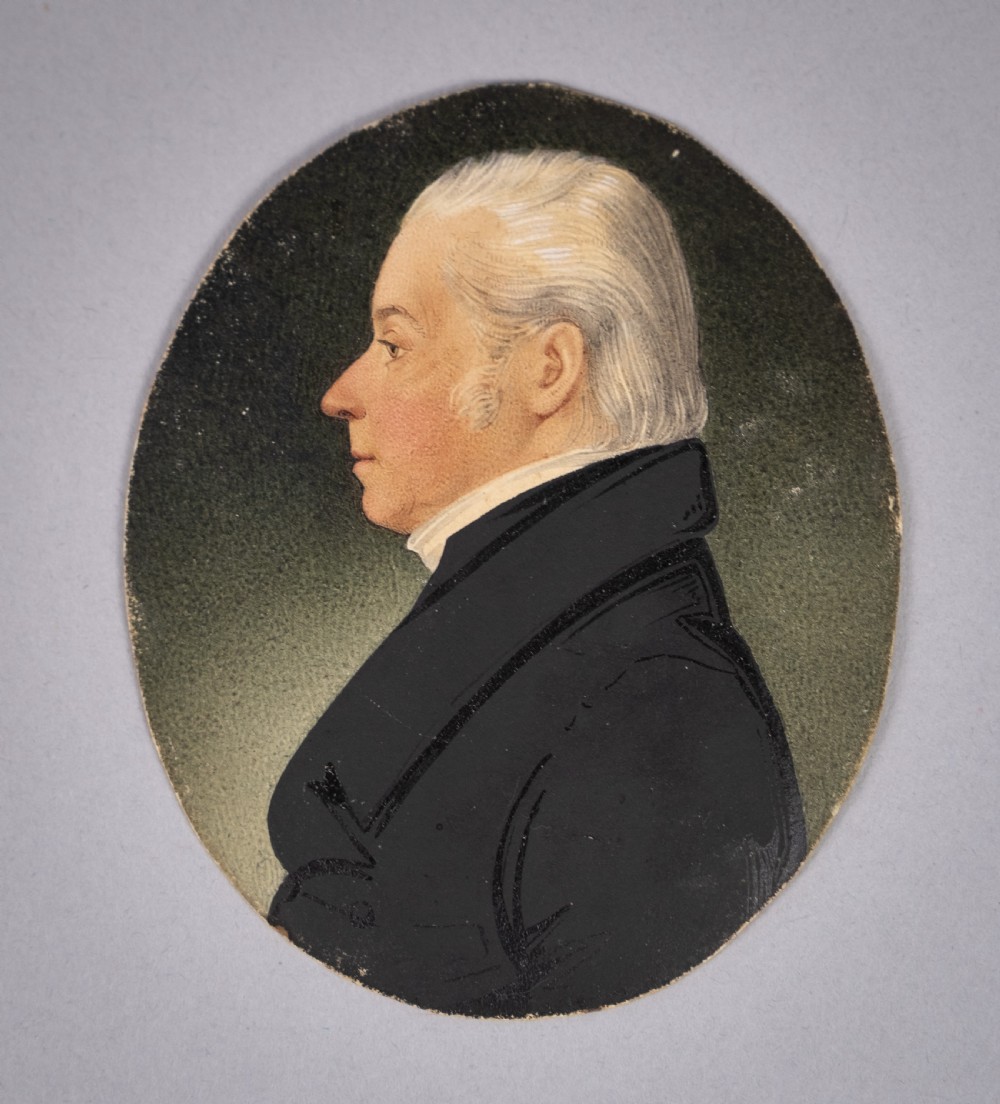 Portrait Miniature Of Thomas Littlewood at Windsor, December 1822. Watercolour. View V