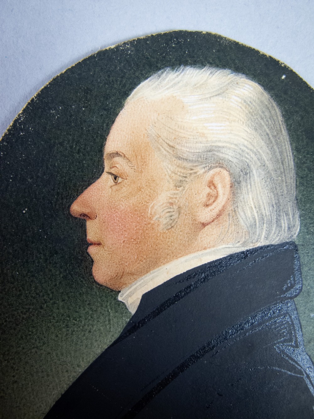 Portrait Miniature Of Thomas Littlewood at Windsor, December 1822. Watercolour. View VII