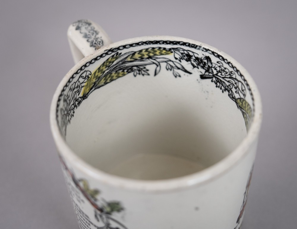 Scarce Victorian Farmers Arms Mug by Wood & Hulme, c.1885. View VII