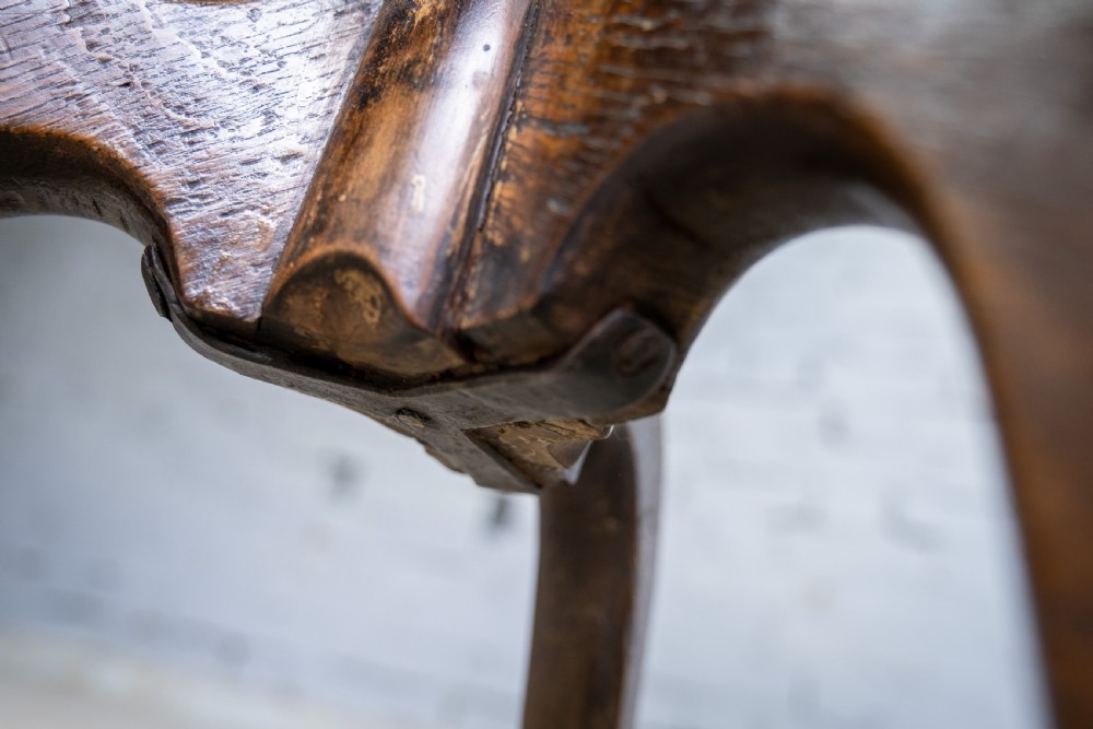 George III Provincial Oak Tilt Top Table, c.1760 View XI