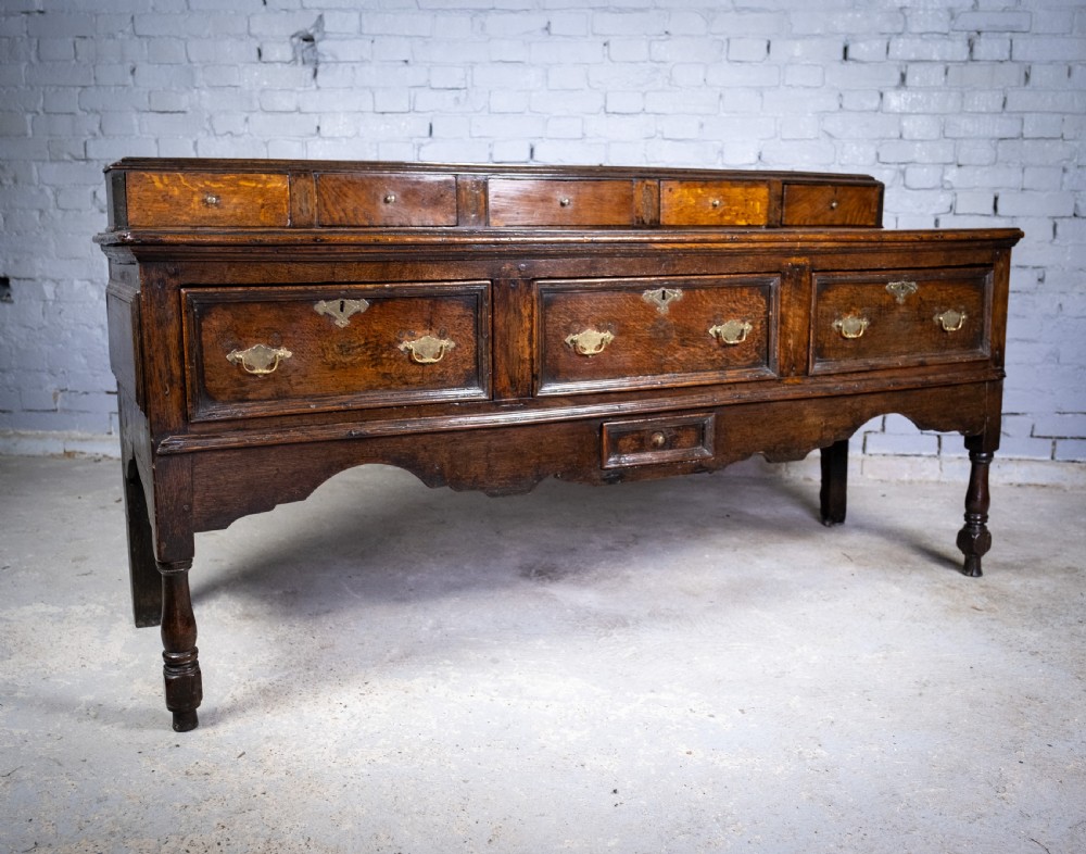 Early 18th Century Joined Oak Dresser, c.1720. View V