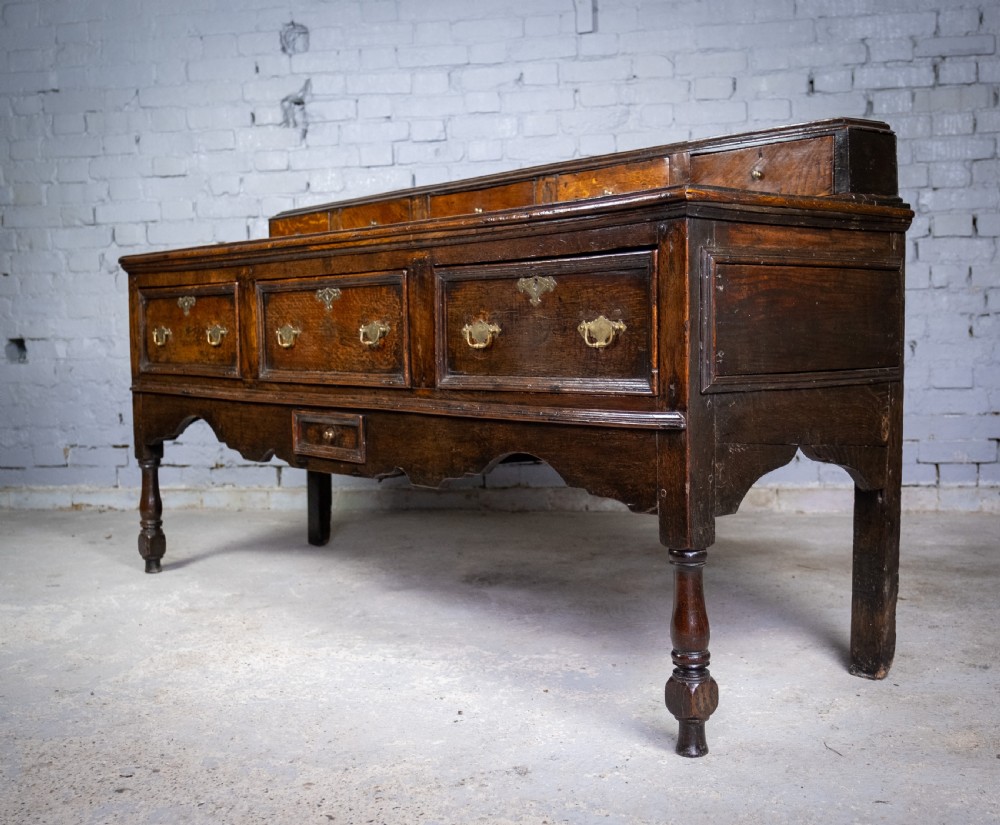 Early 18th Century Joined Oak Dresser, c.1720. View VI