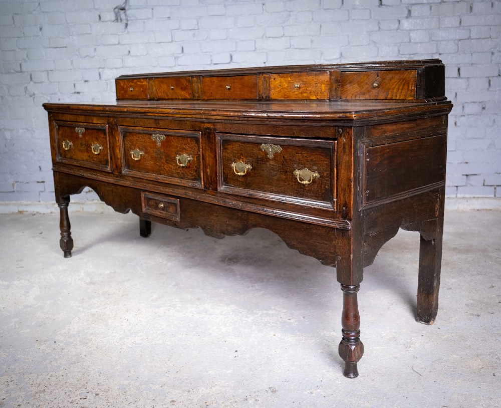 Early 18th Century Joined Oak Dresser, c.1720. View VII