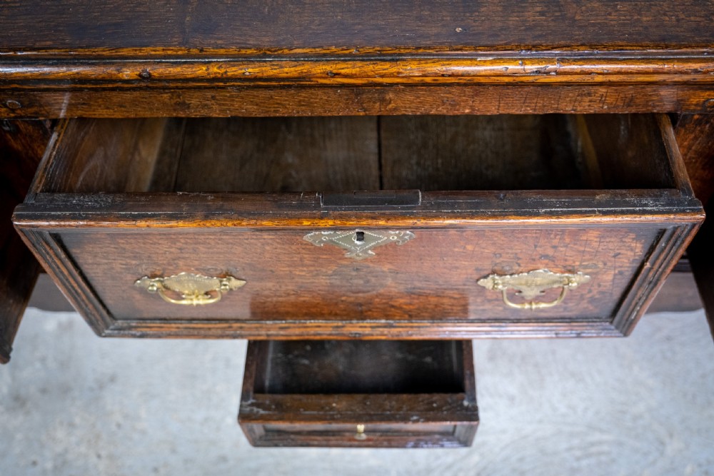 Early 18th Century Joined Oak Dresser, c.1720. View XII