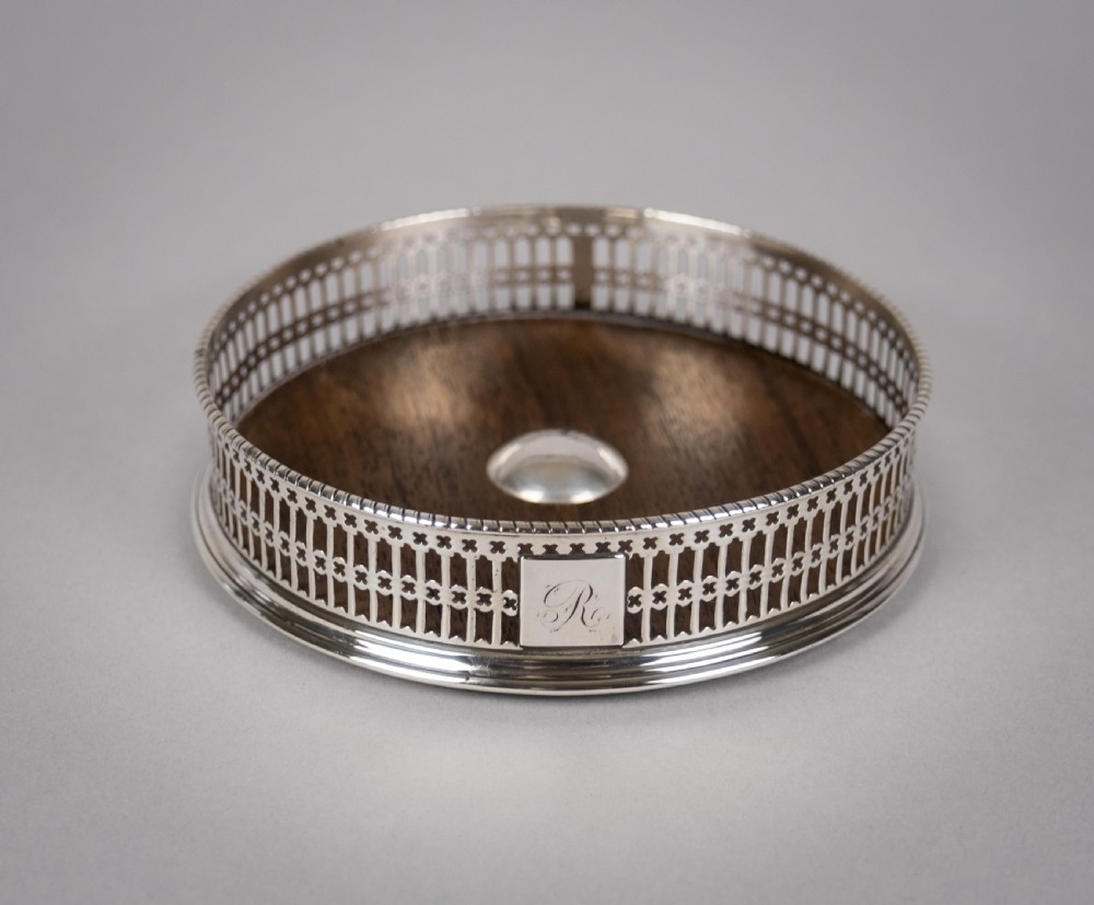 George III Sterling Silver Wine Coaster