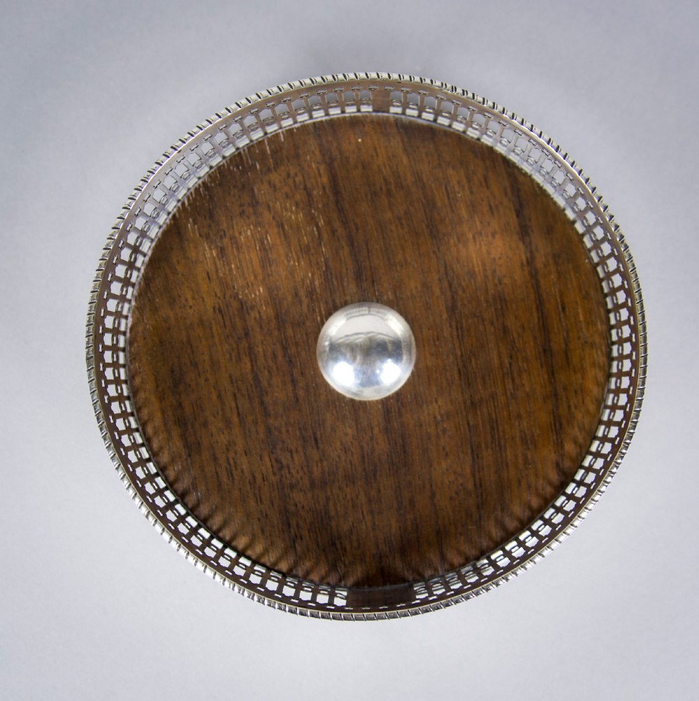 George III Sterling Silver Wine Coaster View VIII
