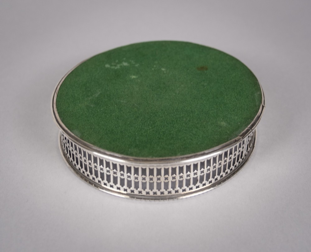 George III Sterling Silver Wine Coaster View IX