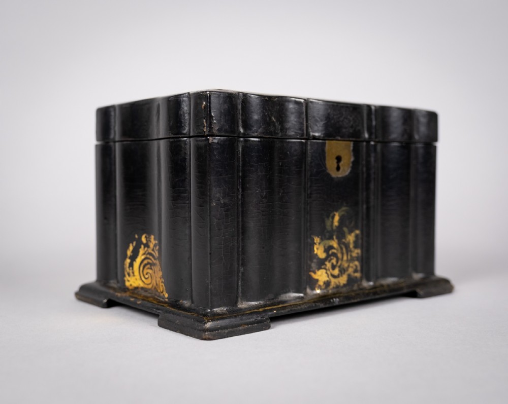 Victorian Papier Mache Mother Of Pearl Tea Caddy, c.1860 View VII