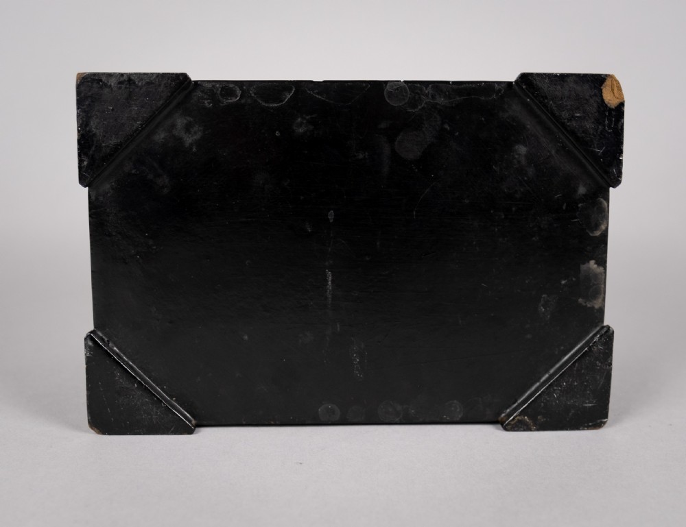 Victorian Papier Mache Mother Of Pearl Tea Caddy, c.1860 View XIV