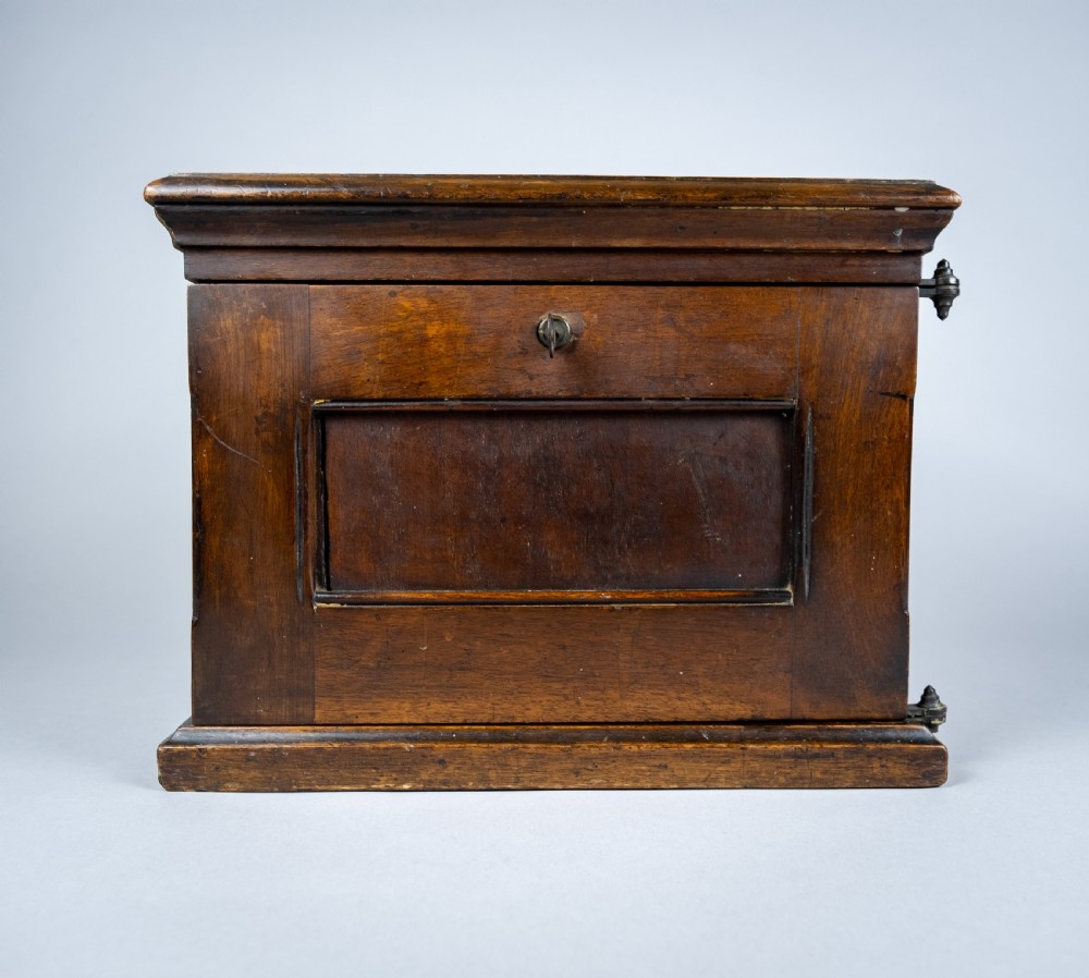 Amberg Patent Double Filing Cabinet With Key, c.1900 View IV
