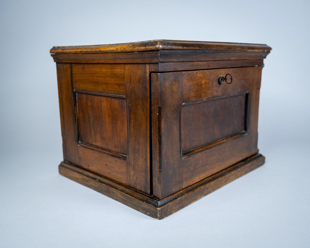 Amberg Patent Double Filing Cabinet With Key, c.1900 View XIII
