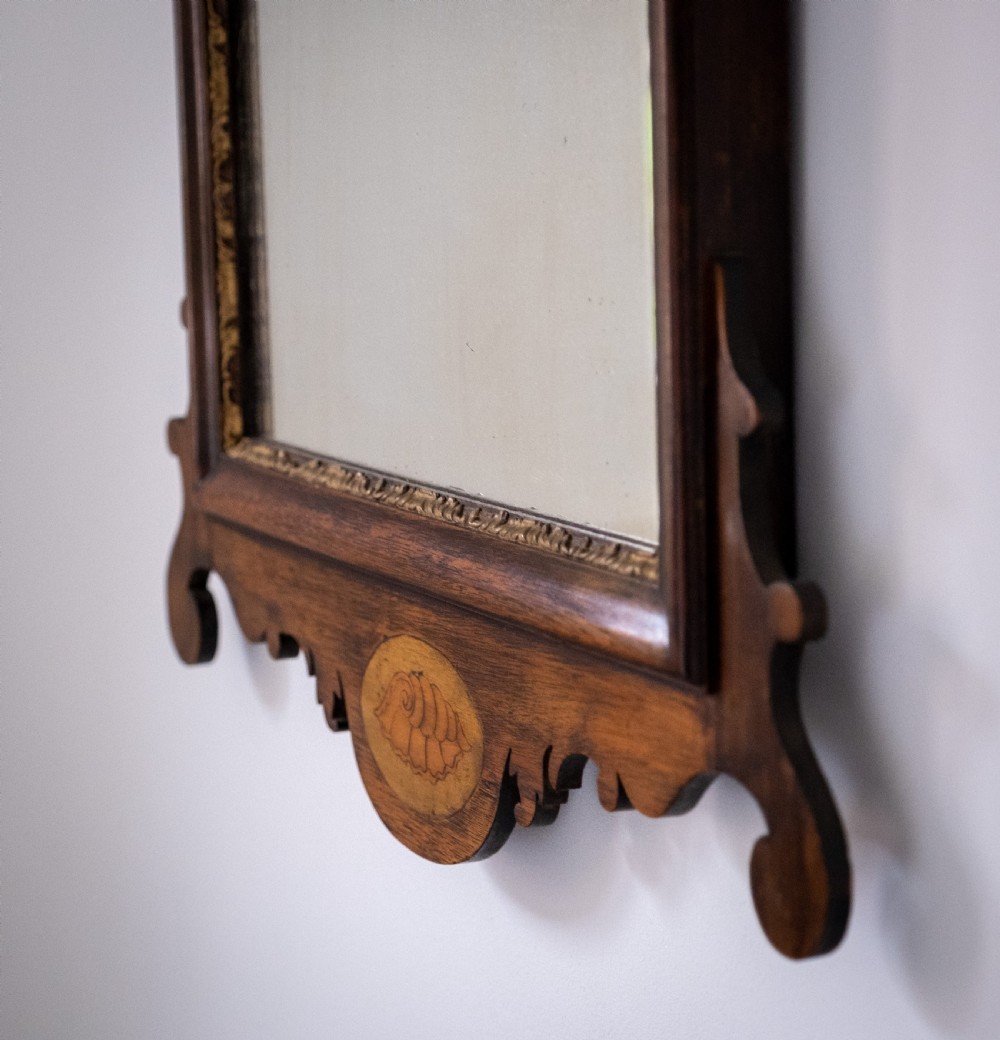 Large George III Mahogany Fretwork & Gilt Mirror, c.1800 View IV