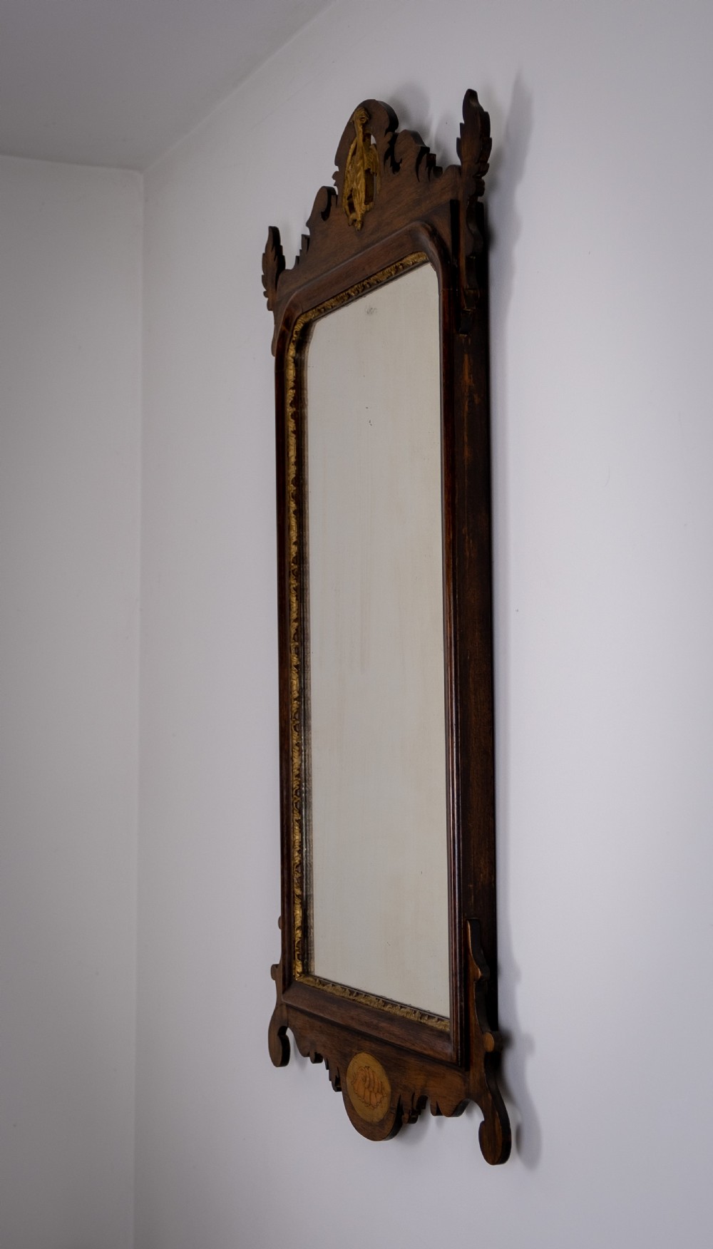 Large George III Mahogany Fretwork & Gilt Mirror, c.1800 View XI