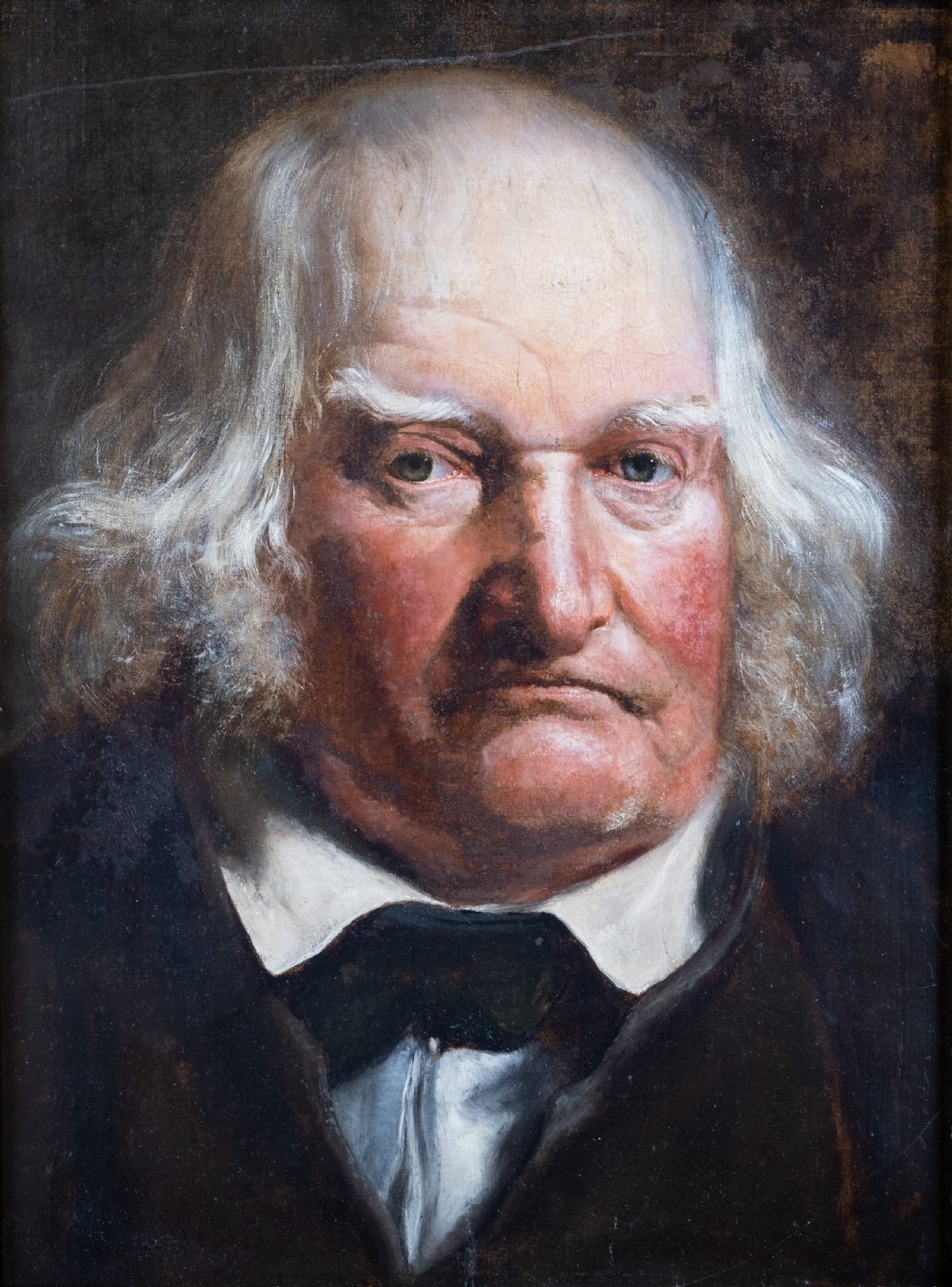 Circle of John Linnell (1792-1882) - Portrait Of A Gentleman. Oil On Canvas. View II