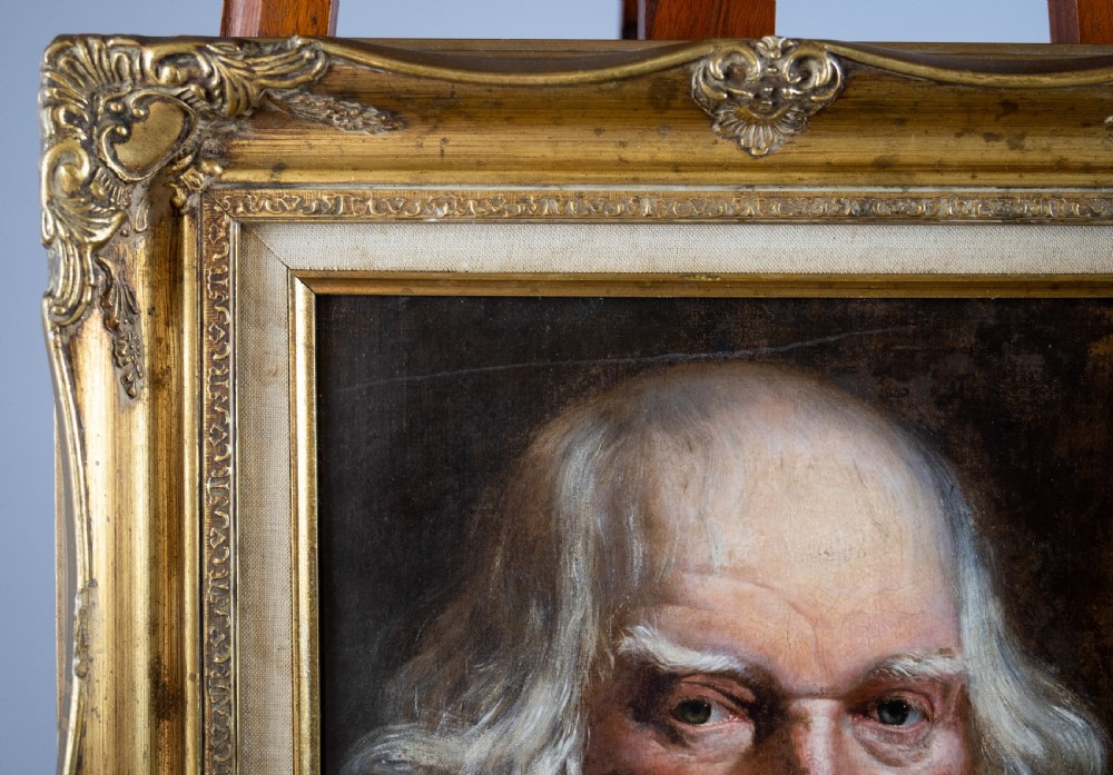 Circle of John Linnell (1792-1882) - Portrait Of A Gentleman. Oil On Canvas. View VI