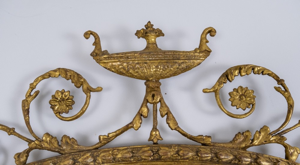 Neo-Classical Oval Gilt Sphynx Mirror (Royal Provenance) View IV