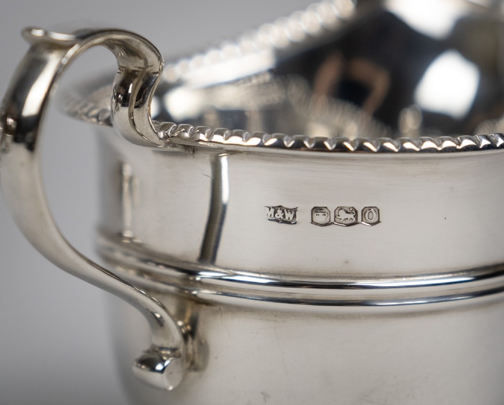 Sterling Silver Teapot & Set by Mappin & Webb, Sheffield, 1931. View XII