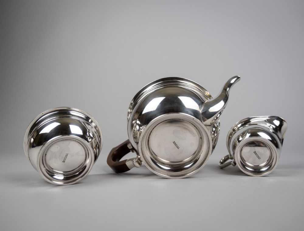 Sterling Silver Teapot & Set by Mappin & Webb, Sheffield, 1931. View XIII