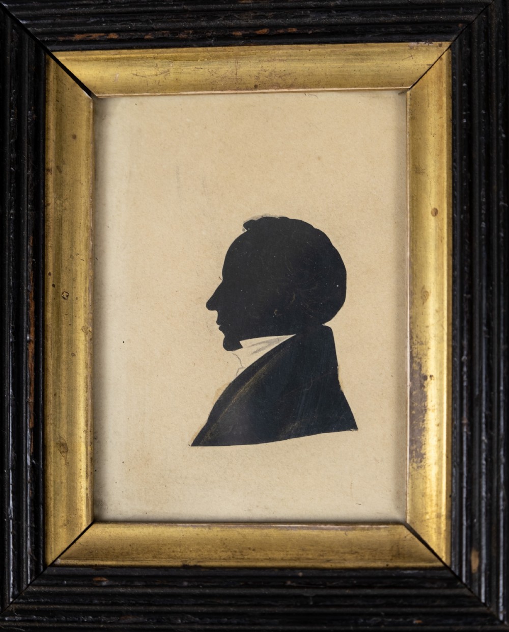 Five Irish Bronzed Portrait Silhouettes - Lisburn County, Sept 1833. View X