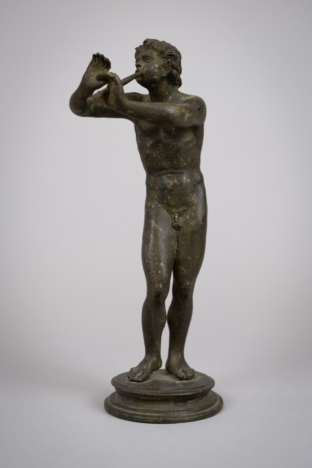 18th Century Grand Tour Bronze 'Pan' Greek God Statue View III
