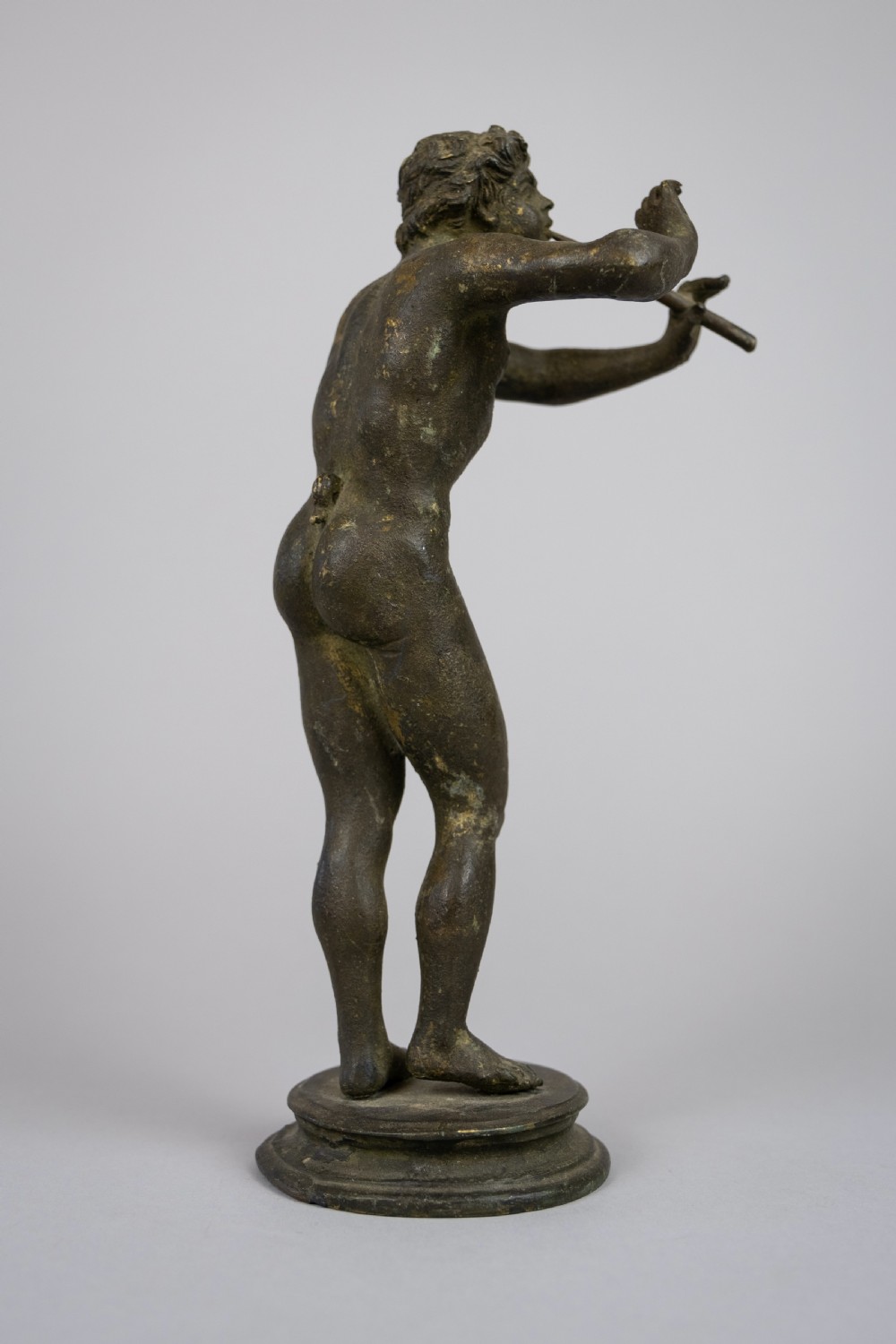 18th Century Grand Tour Bronze 'Pan' Greek God Statue View V