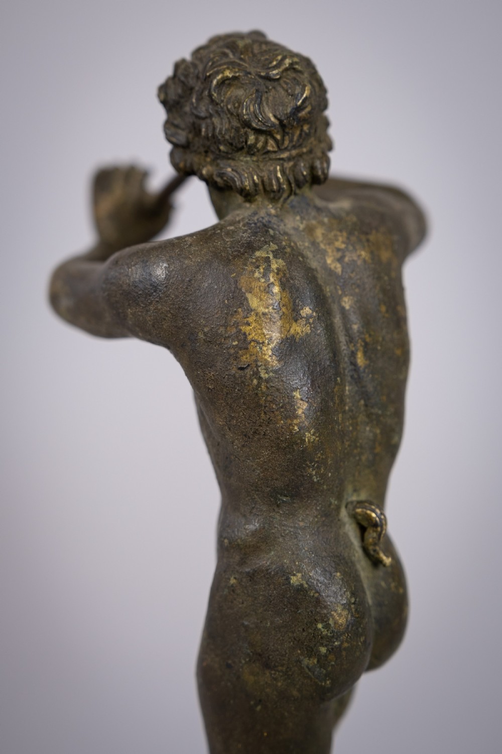 18th Century Grand Tour Bronze 'Pan' Greek God Statue View VII