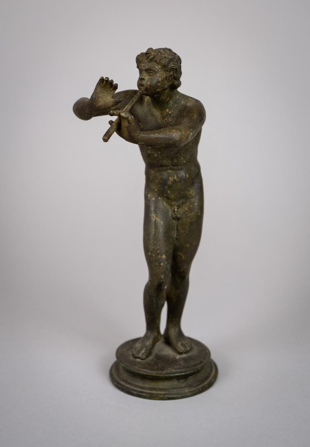18th Century Grand Tour Bronze 'Pan' Greek God Statue View IX