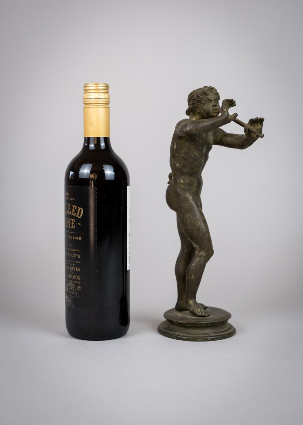 18th Century Grand Tour Bronze 'Pan' Greek God Statue View X