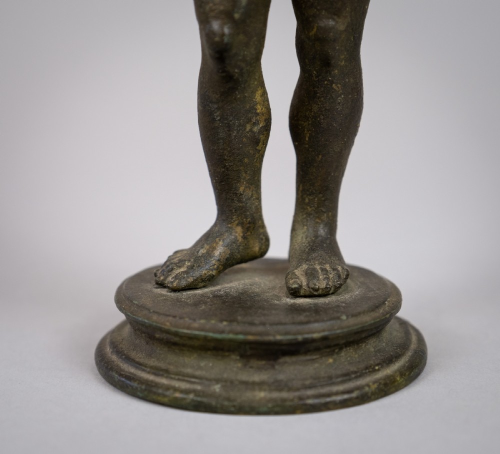 18th Century Grand Tour Bronze 'Pan' Greek God Statue View XI