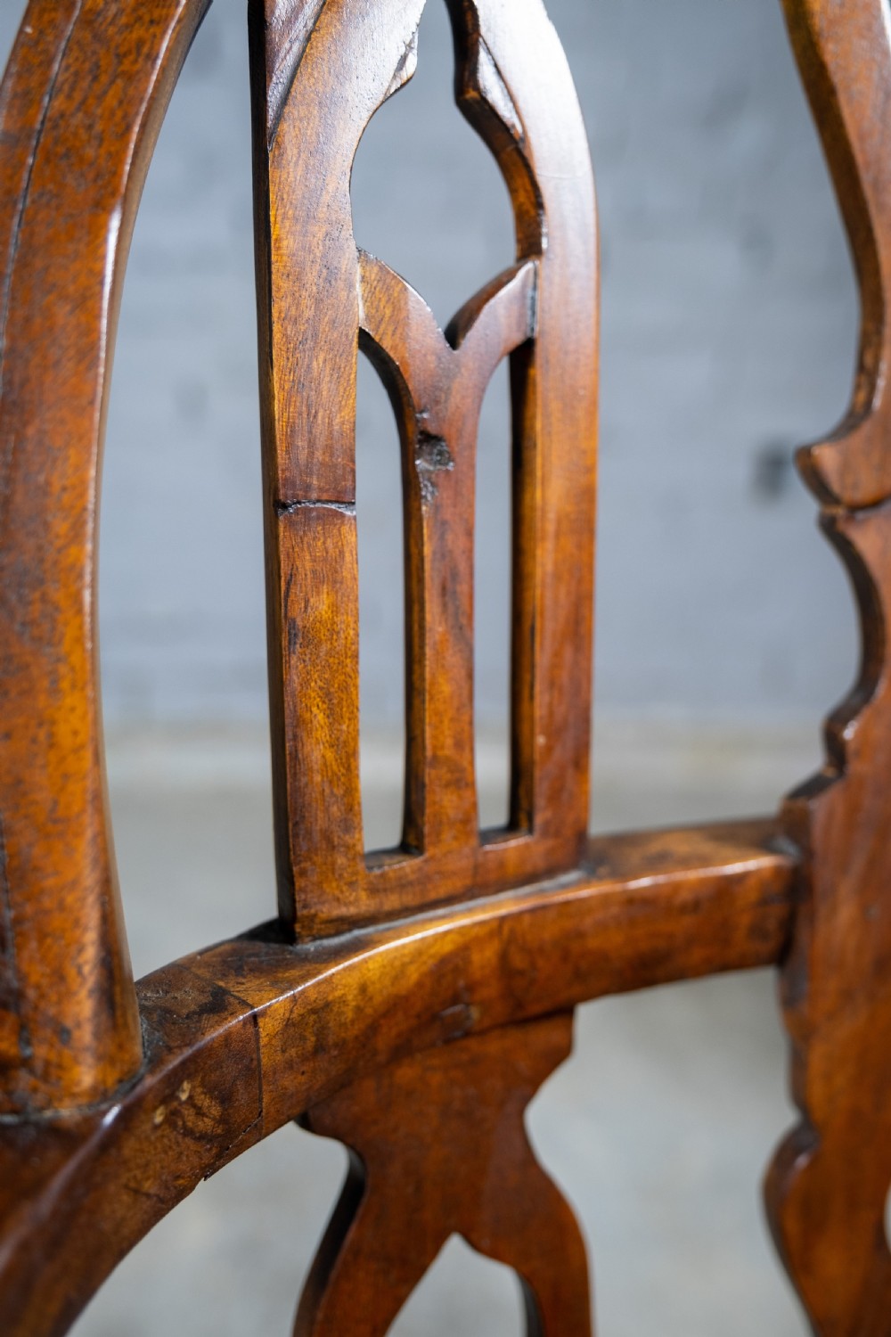 Late 19th Century Gothic Revival Yew & Elm Windsor Chair View XI