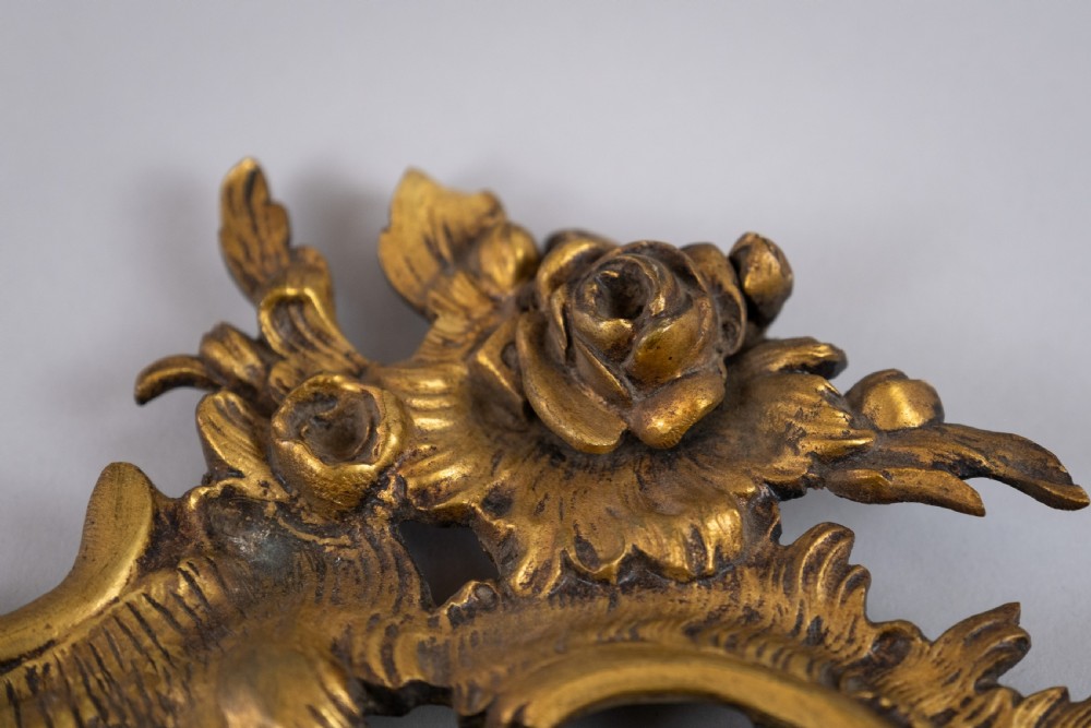 Mid-19th Century Gilt Bronze French Rococo Style Mirror. View VI