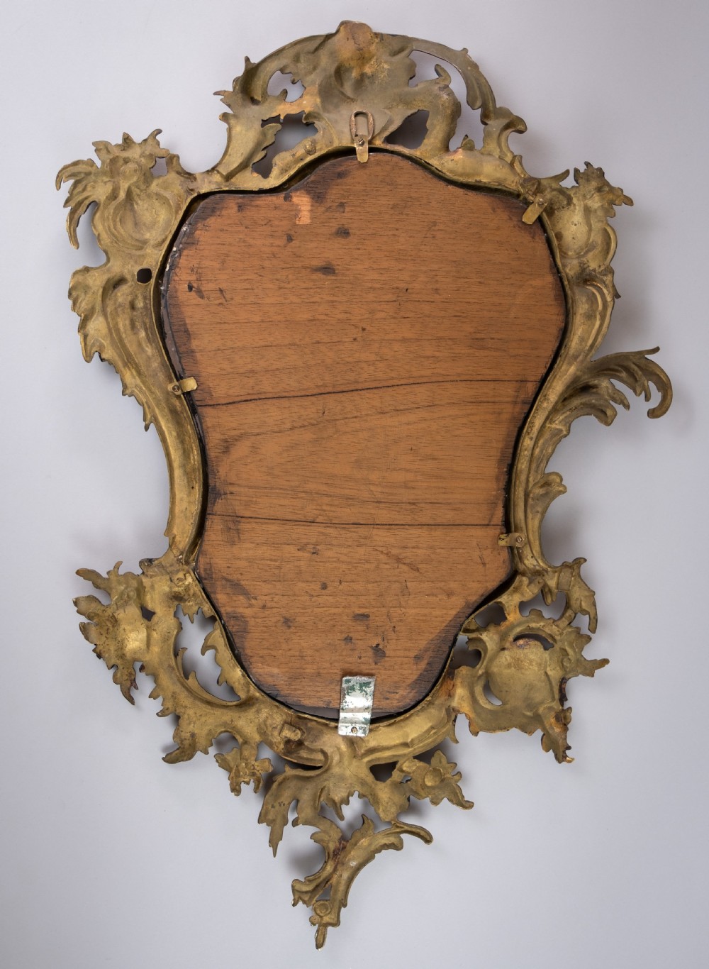 Mid-19th Century Gilt Bronze French Rococo Style Mirror. View VIII