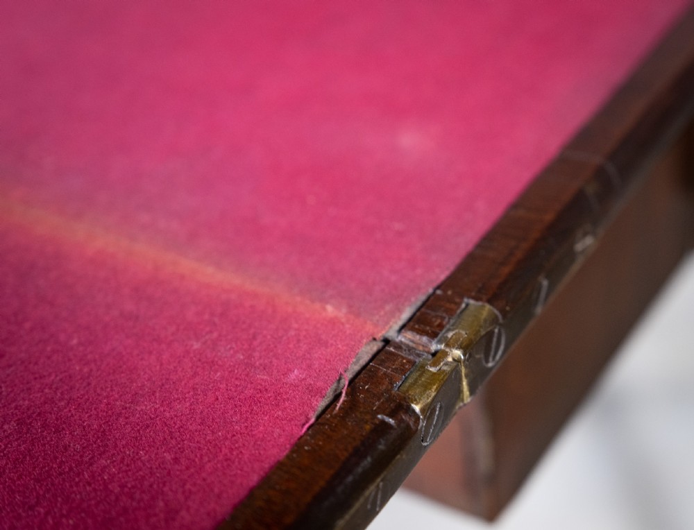 Fine George II Chippendale Period Mahogany Ball & Claw Card Table, c.1750. View XIV