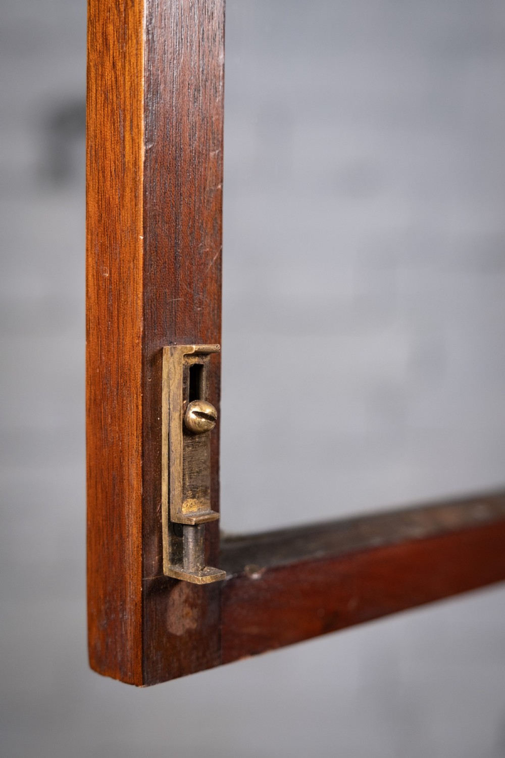 Fine George II Chippendale Period Bureau Bookcase With Bramah Lock. View V