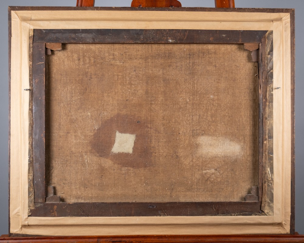 R. Cooper, 1849 - Portrait Of A White Horse In Stable, Signed & Dated. Oil On Canvas. View XIII