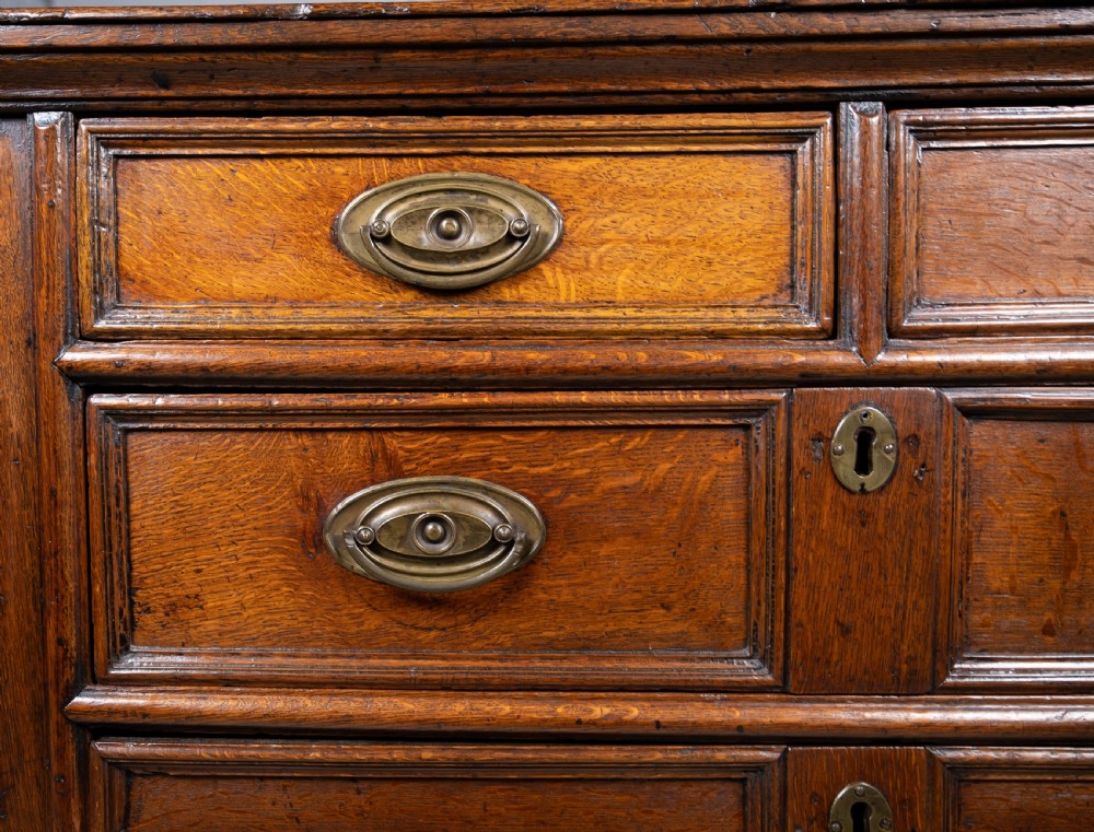 George III Country Oak Chest Of Drawers. View VI