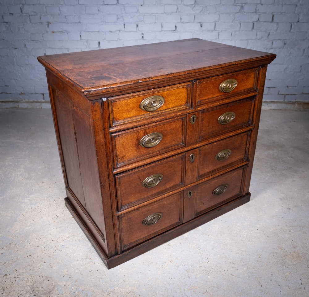 George III Country Oak Chest Of Drawers. View VIII