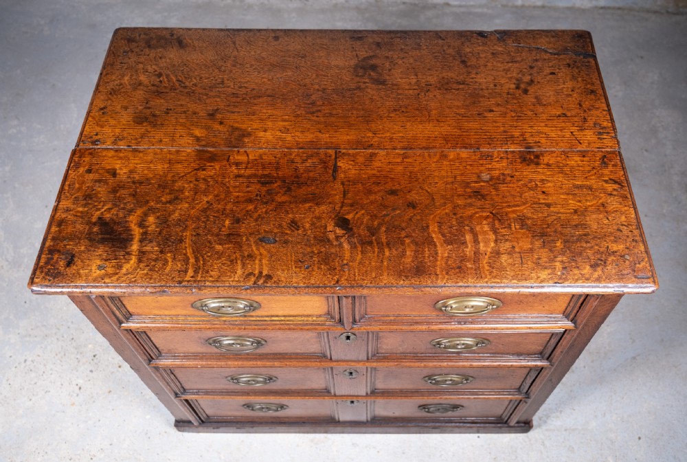 George III Country Oak Chest Of Drawers. View IX