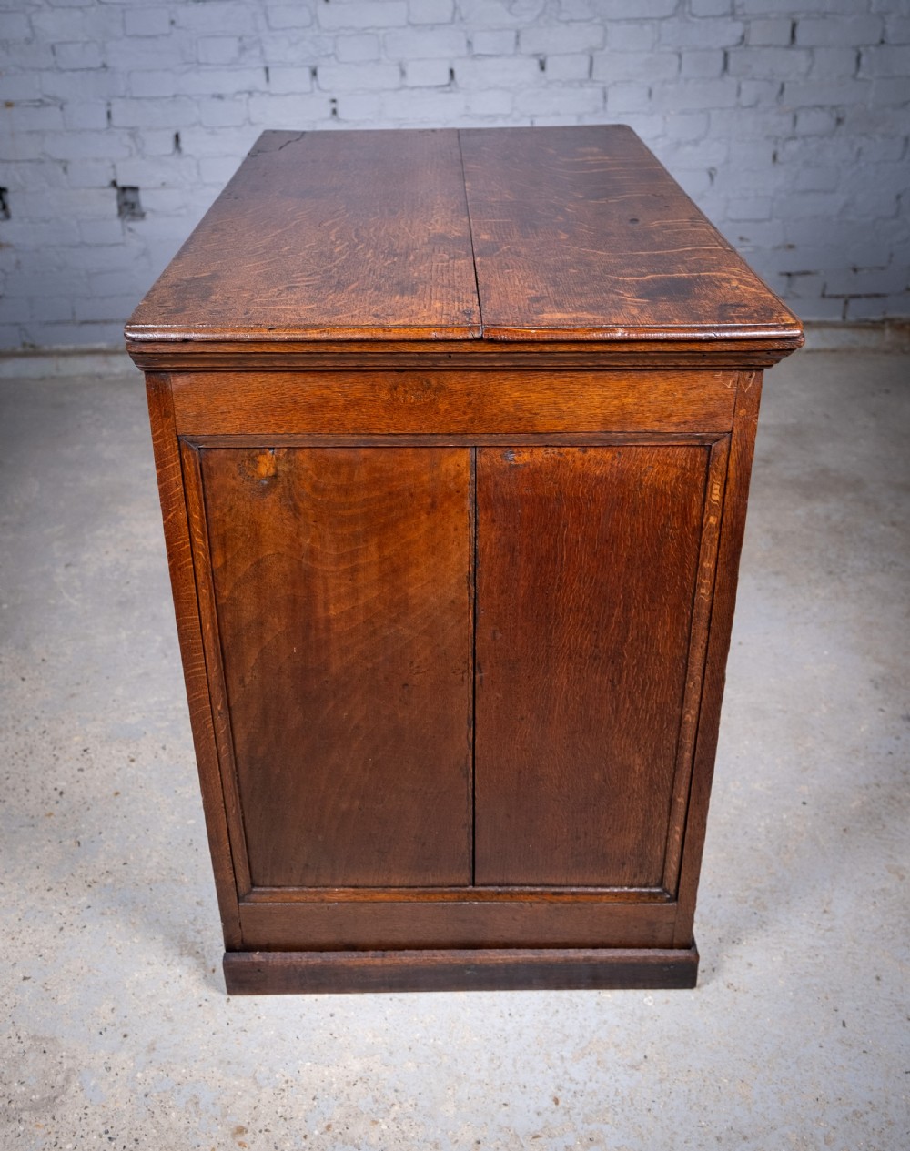 George III Country Oak Chest Of Drawers. View XI
