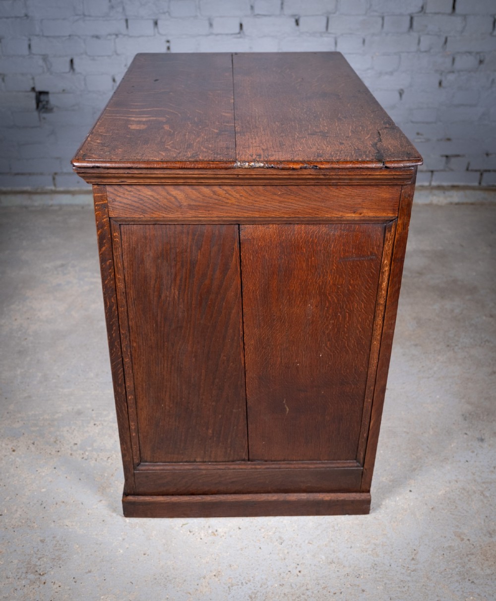 George III Country Oak Chest Of Drawers. View XIII