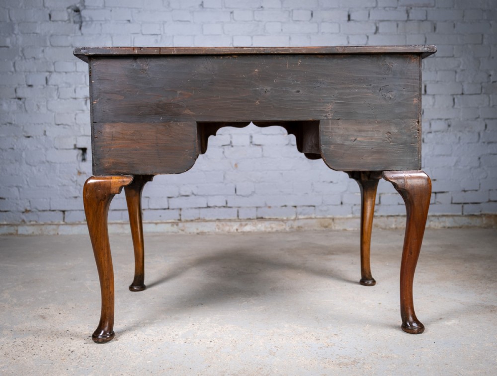 18th Century Georgian Featherbanded Walnut Lowboy View IX
