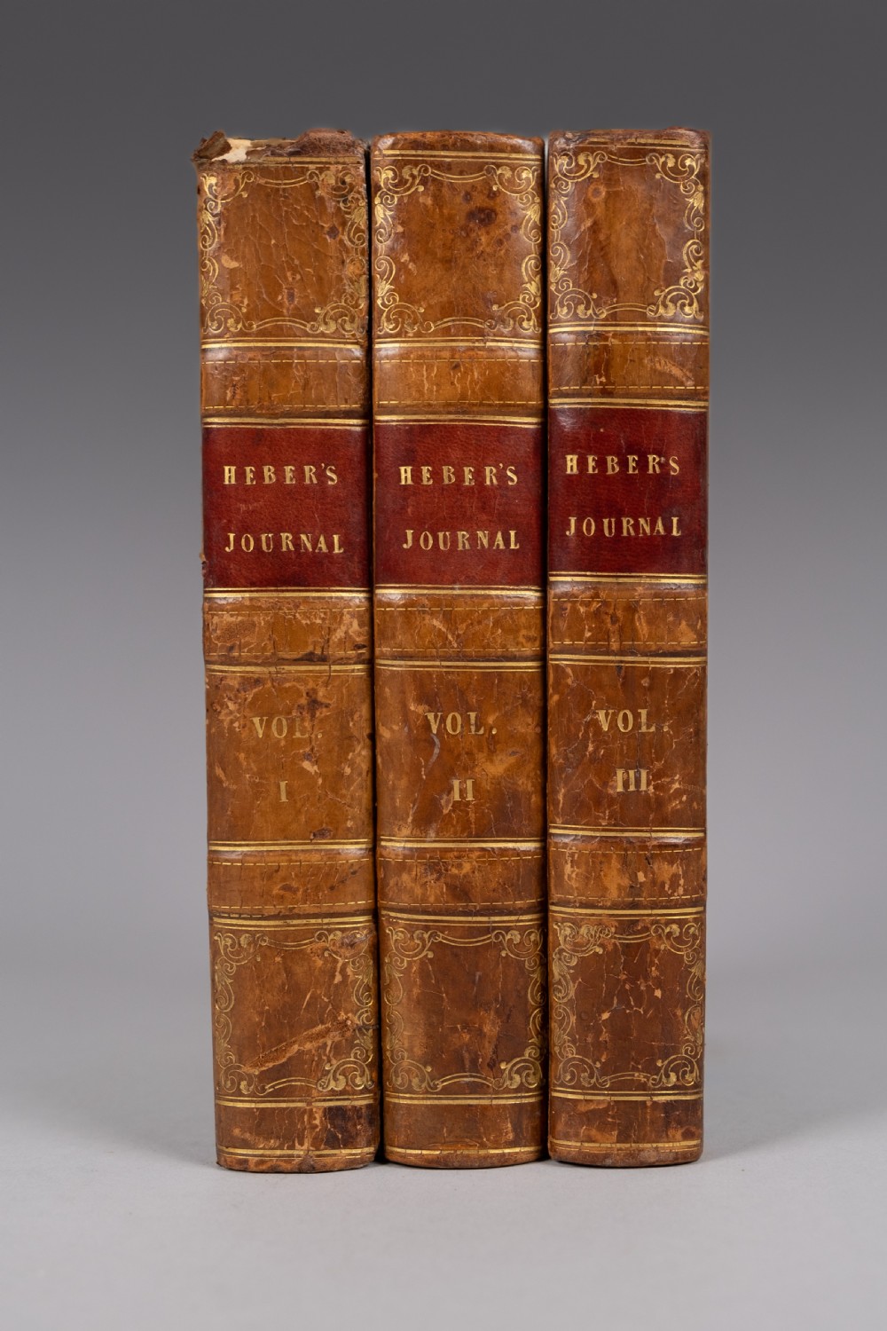 1828 Journey Through Upper Provinces Of India by Reginald Heber - 3 Book Set.
