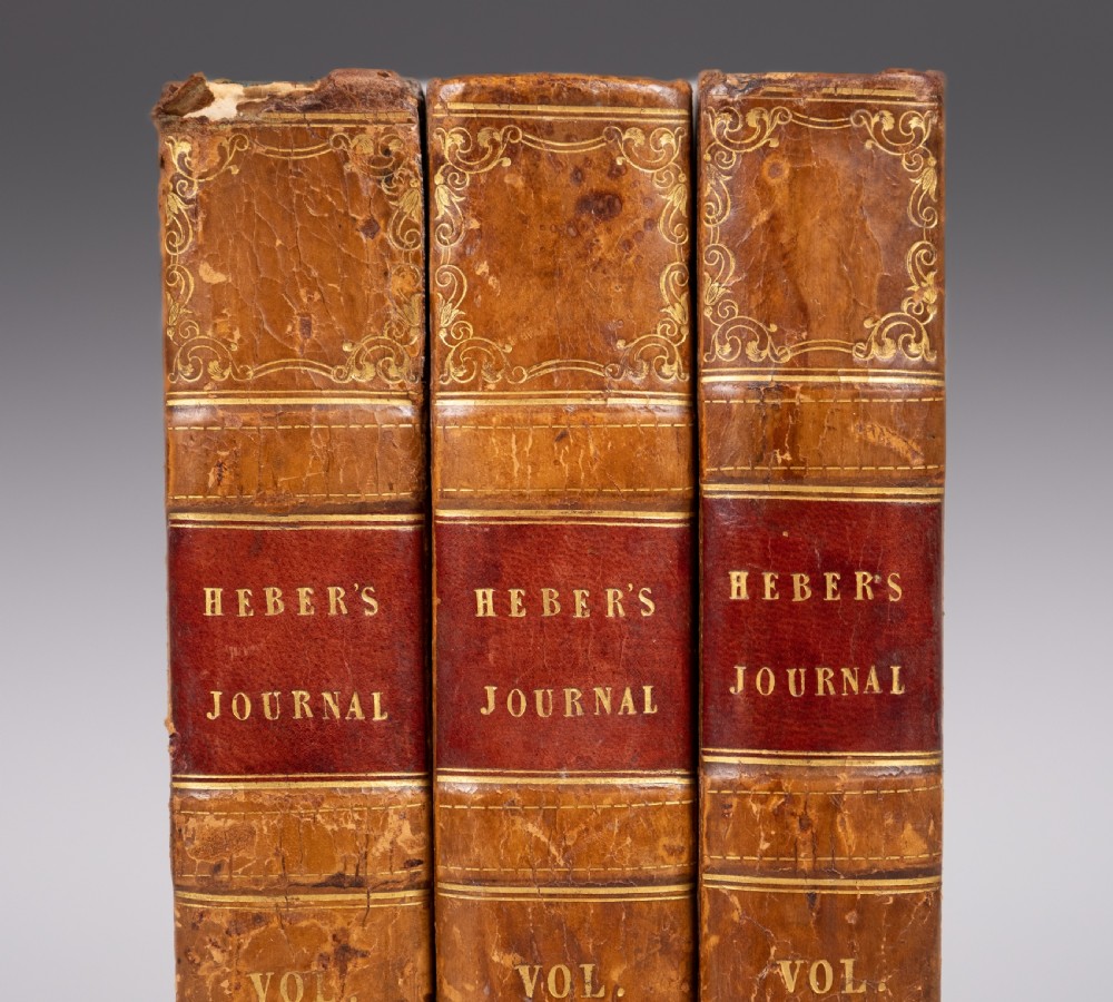 1828 Journey Through Upper Provinces Of India by Reginald Heber - 3 Book Set. View II