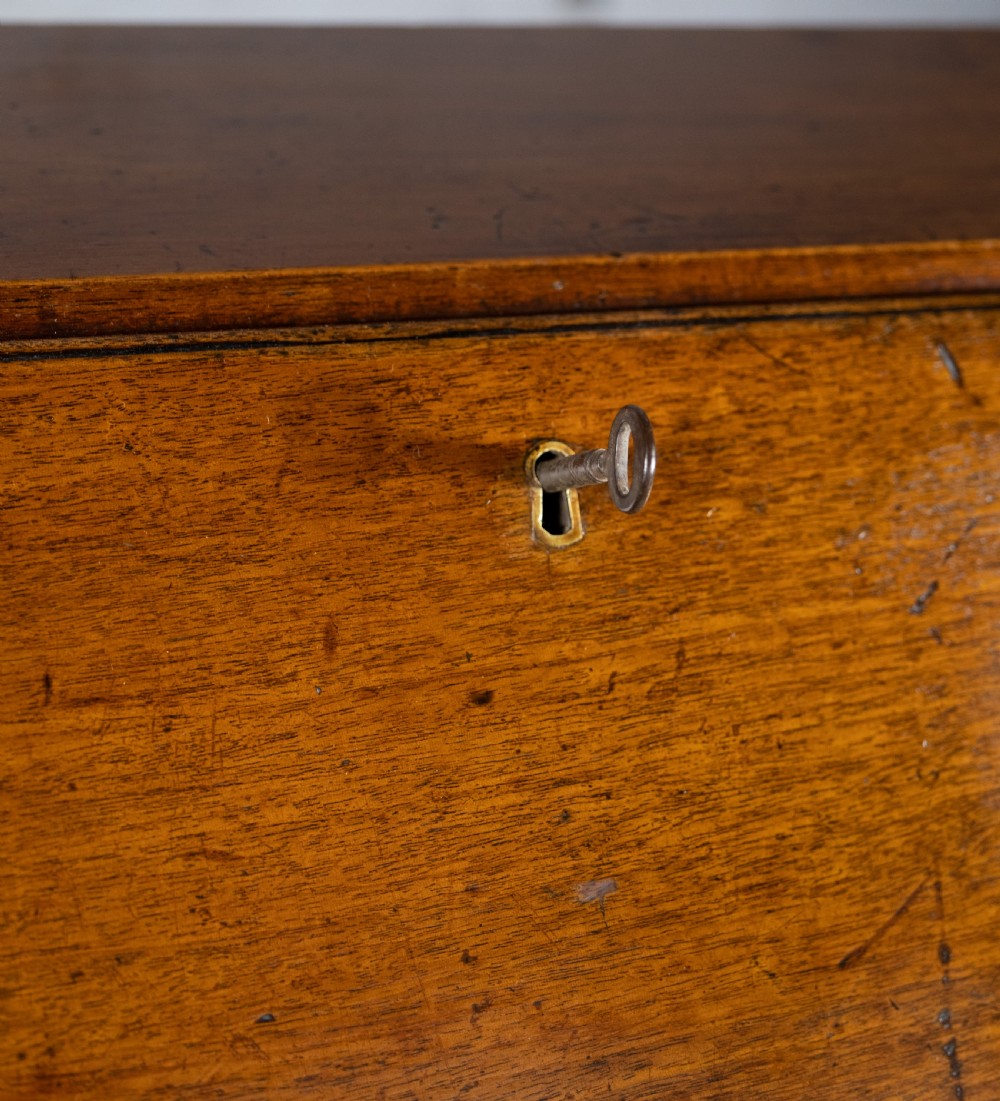 Diminutive George III Mahogany Bureau View XIII