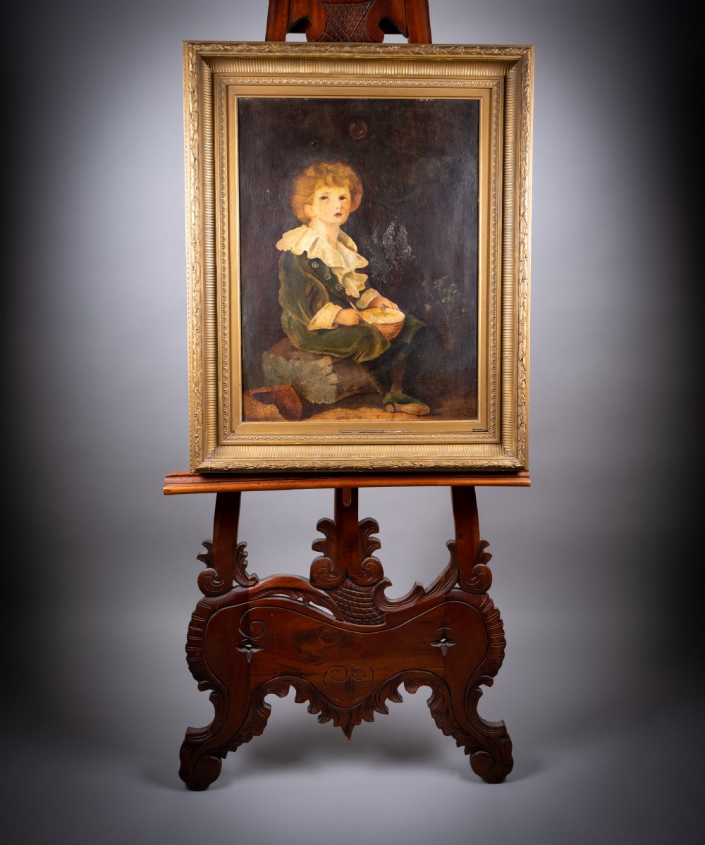 After Sir John Everett Millais (1829-1896), 'Bubbles'. Oil On Board.