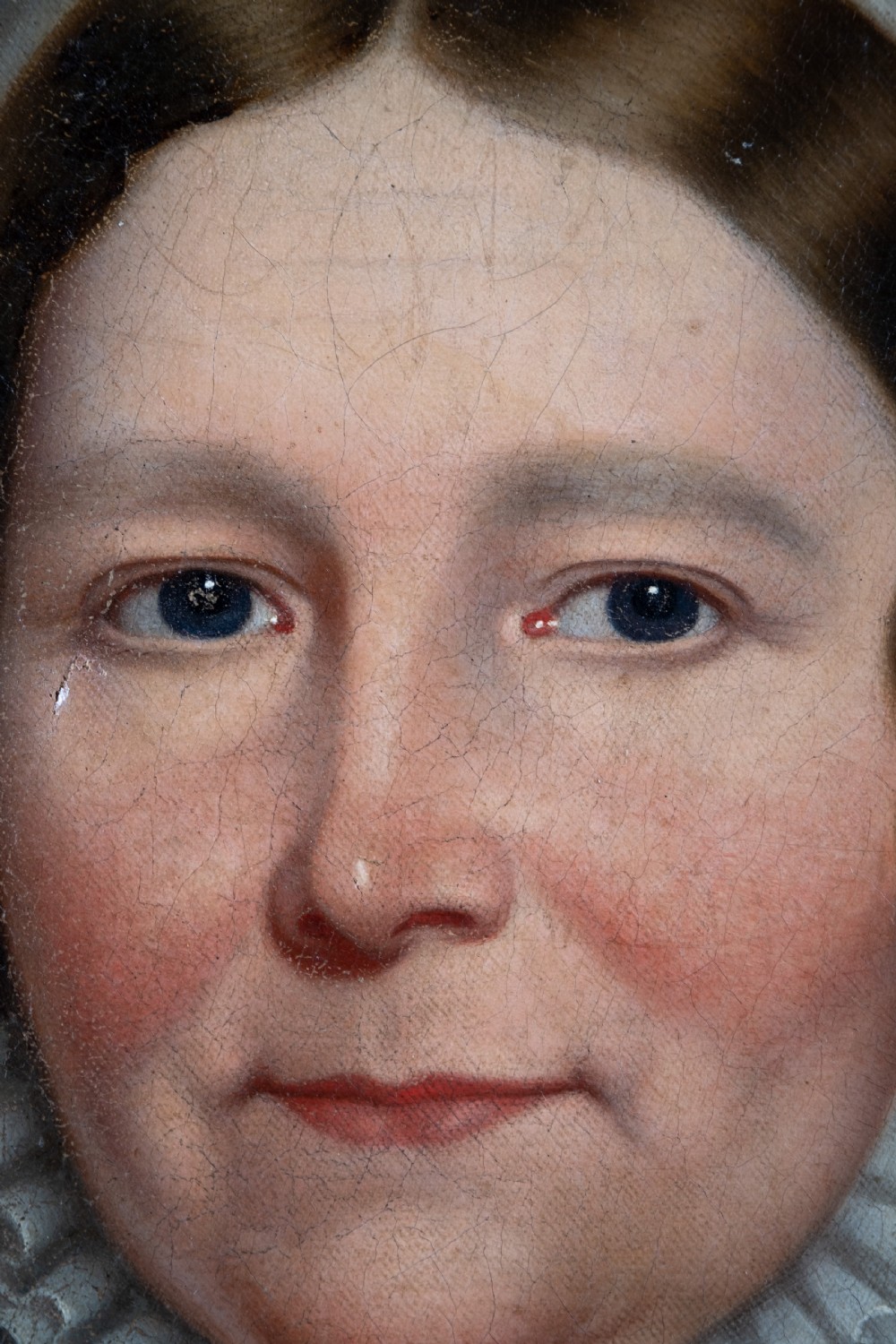 Portrait Of A Lady - Oil On Canvas. English School. View II
