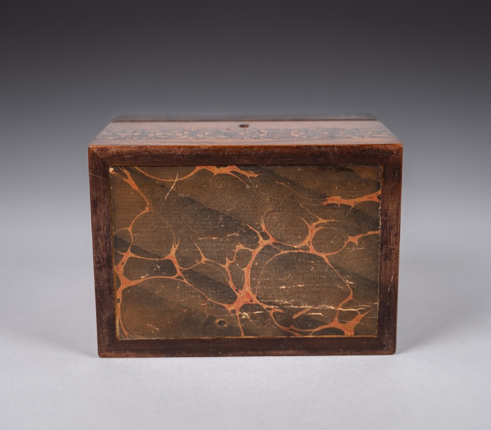 Tunbridge Ware 'Perspective Cube' Scent Bottle Box View XV