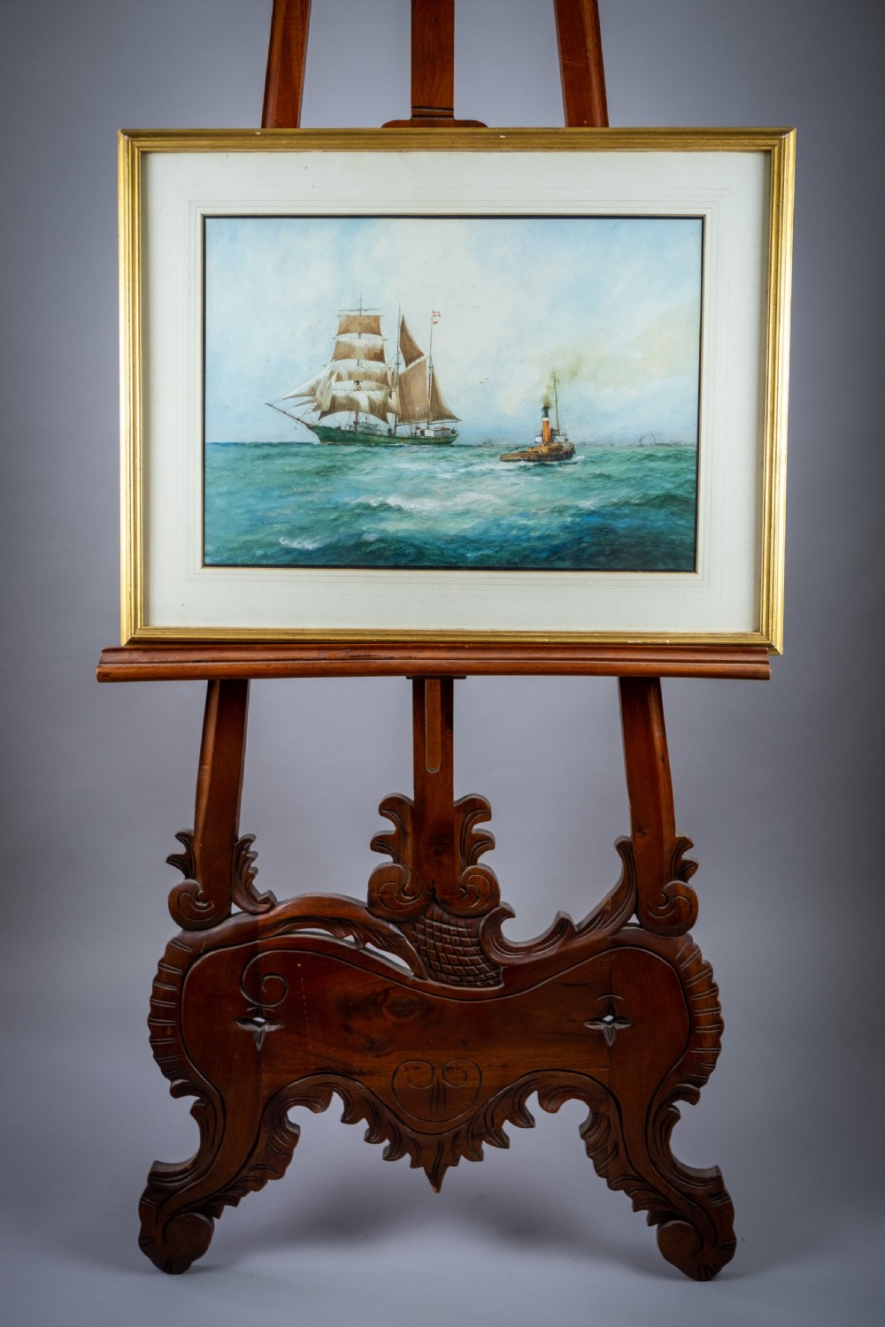 William Minshall Birchall (1884-1941) 'Under The Danish Ensign', Dated 1923. Watercolour.