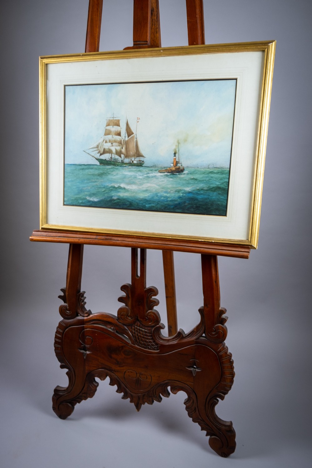 William Minshall Birchall (1884-1941) 'Under The Danish Ensign', Dated 1923. Watercolour. View VI